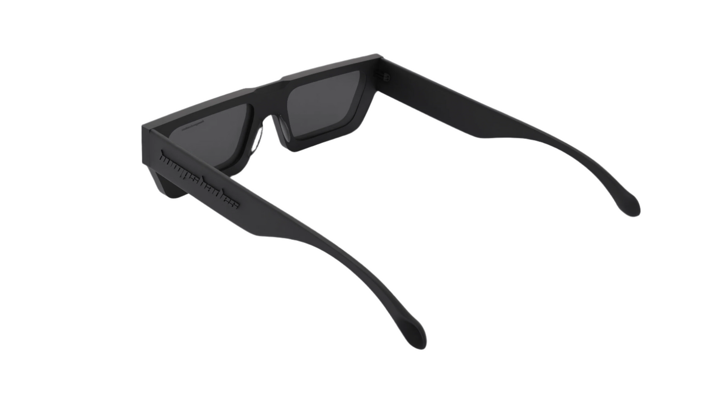 BLACK MATTE SHADOWBOX SUNGLASSES